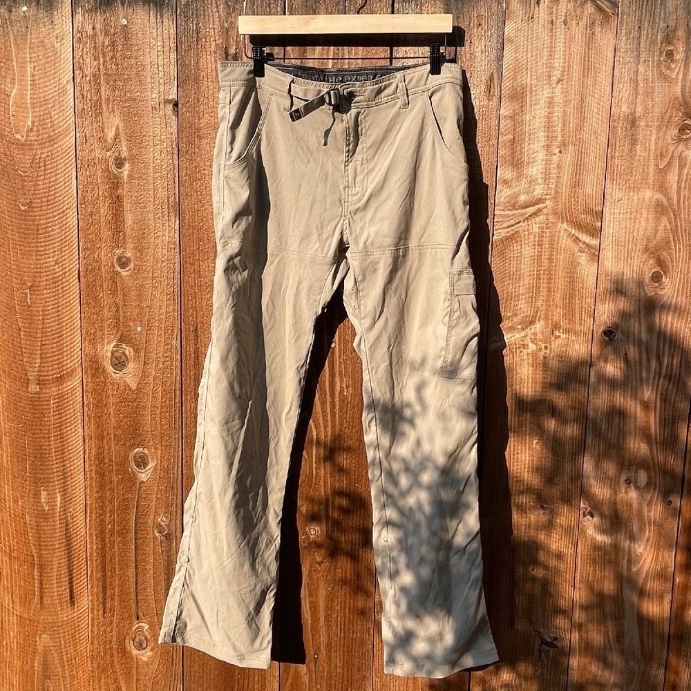 Men's Prana Hiking Pants Khaki 34W